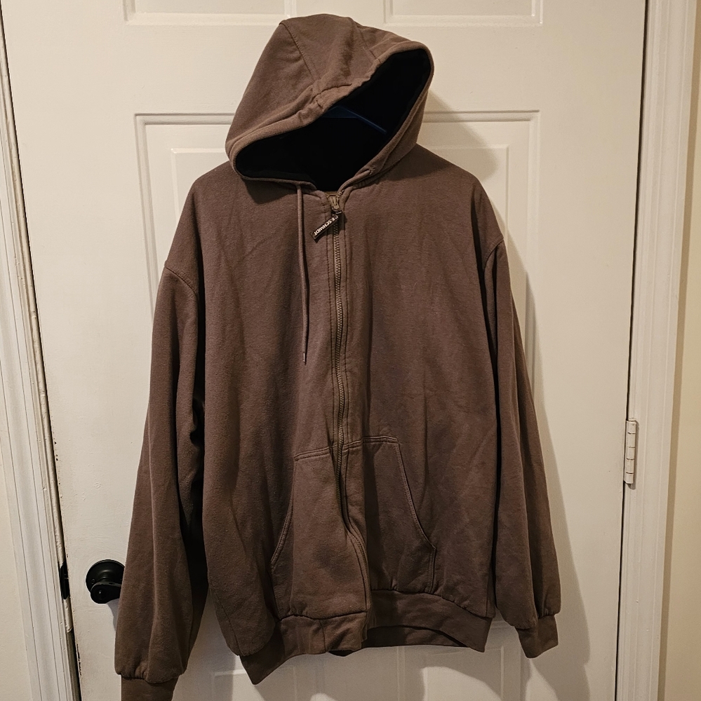 Army green Hooded Men's jacket from Schmidt sportswear